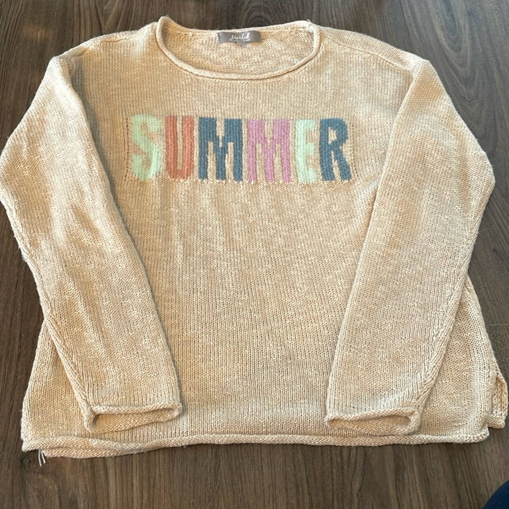 “Summer” sweater Size Small